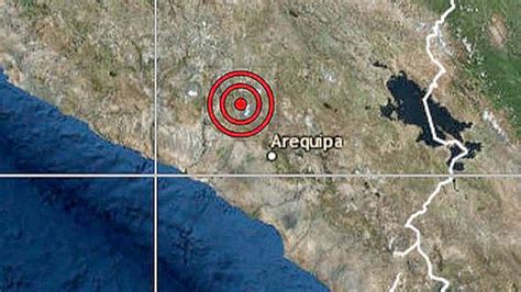 Arequipa Se Registra Sismo De Grados De Magnitud