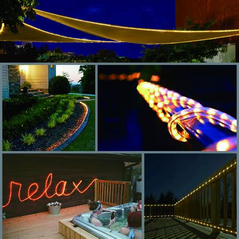 16.4 Feet Flat Flexible LED Rope Lights, Color Changing RGB Strip Light ...