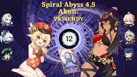 Joki Spiral Abyss Vkwendy Youtube