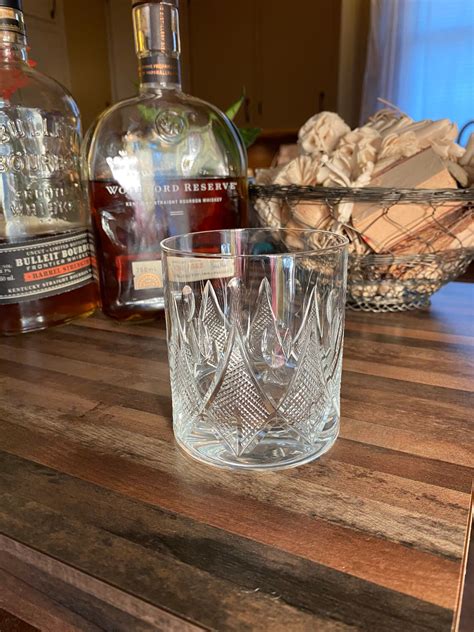 Bourbon Whiskey Handmade Crystal Glasses Retirement T Etsy