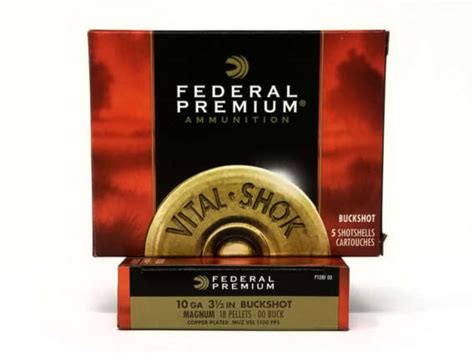 Federal Premium Vital Shok 12ga Buckshot Magnum 00buck Kelvins