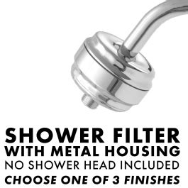 SLIM-LINE SHOWER FILTER AND HOUSING - Water, Inc.