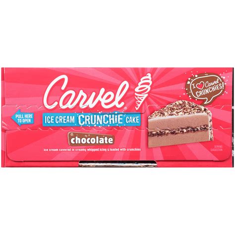 Carvel Lil Love Chocolate Ice Cream Crunchie Cake 25 Fl Oz Shipt