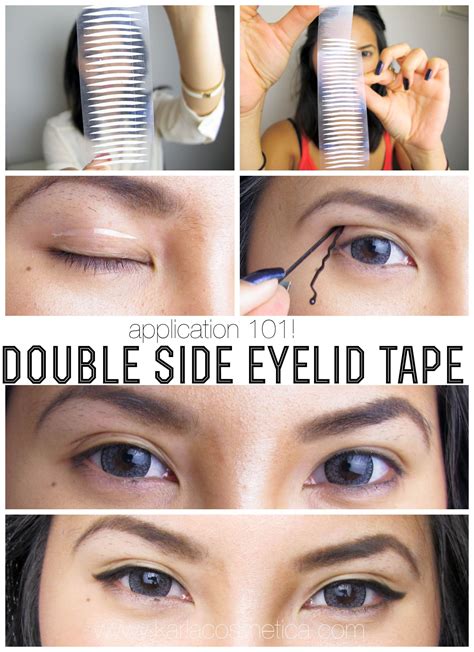 How To Apply Double Eyelid Tape More On Karlacosmetica Com Eye Makeup