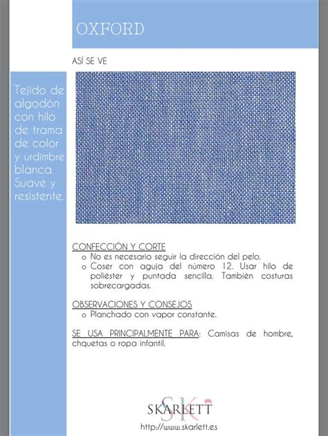 El Dossier De Las Telas Skarlett Tipos De Tejidos Textiles Material