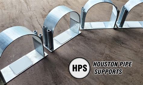 Ptfe Hold Down Clamps With Custom Baseplate Houston Pipe Supports