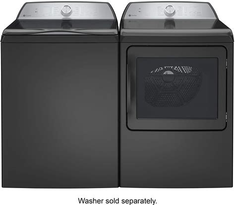 Ge Profile 74 Cu Ft Smart Electric Dryer With Sanitize Cycle And Sensor Dry Diamond Gray