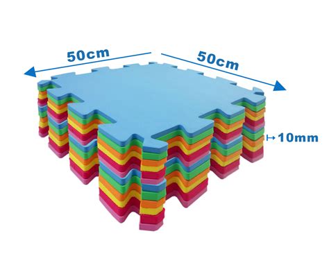 Kit 20 Unidades Tatame Tapete Eva 50x50 Cm 10mm Encaixe Shopee Brasil