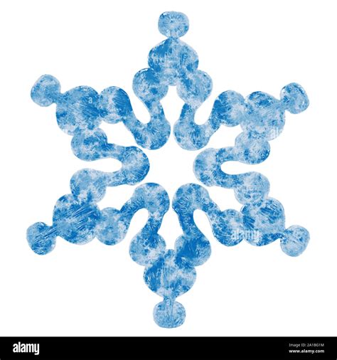 Illustration Of Snowflake Stock Photo Alamy