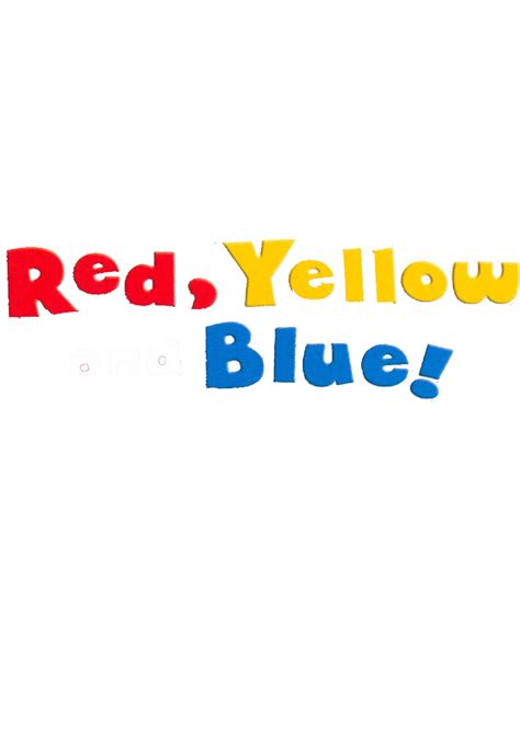 Red, Yellow and Blue! Logo by MaksKochanowicz123 on DeviantArt