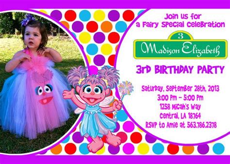 Abby Cadabby Birthday Party Invitation By Funpartyinvitation 8 99