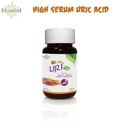 High Serum Uric Acid Packaging Size Capsules Grade Standard