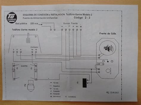 Conexion De Portero Electrico Diagrama Electrico Portero Con