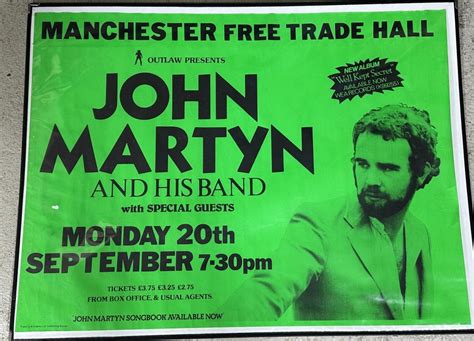 John Martyn Original 1980s Concert Poster For John Martyn And His