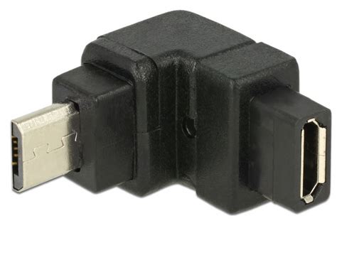 Adaptor Micro Usb B 20 In Unghi Sus Delock 65669