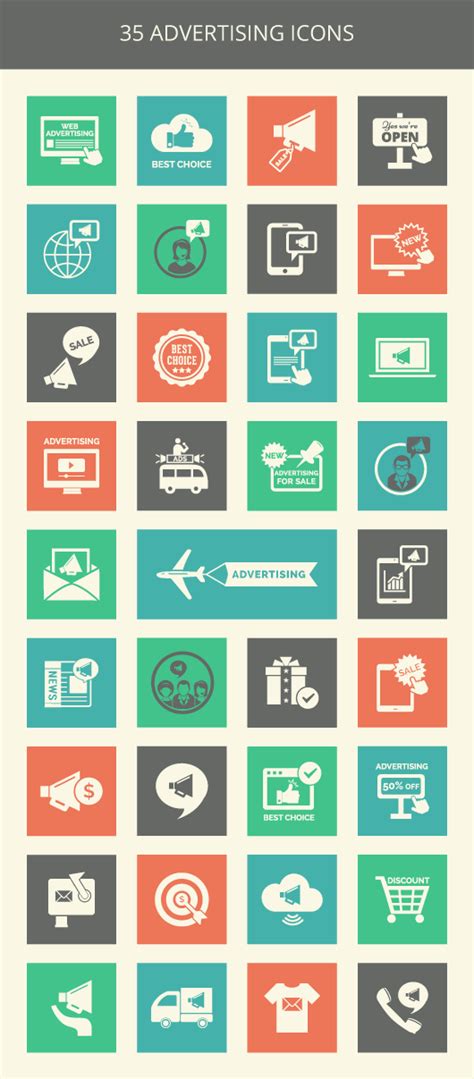 35 Free Advertising Icons From Vecteezy Web Design Fact