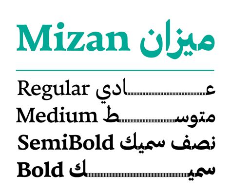 TPTQ Arabic: Mizan, a typeface for smooth uninterrupted reading