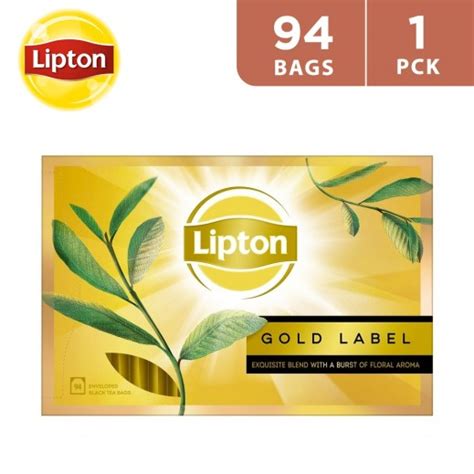 Buy Lipton Gold Label Black Tea 94 Tea Bags توصيل