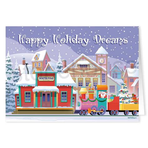 Stonehouse Collection: Holiday Train Christmas Card