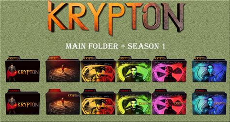 Krypton Main Folder Season 1 Icons By Aliciax16 On Deviantart