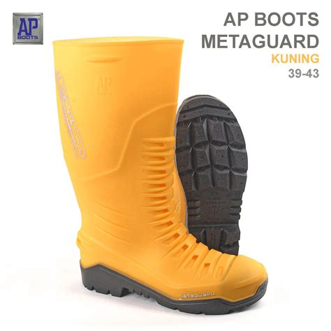 Jual Ap Boots Metaguard Sepatu Boot Safety Pvc Shopee Indonesia