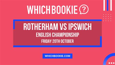 Rotherham United Vs Ipswich Town Prediction