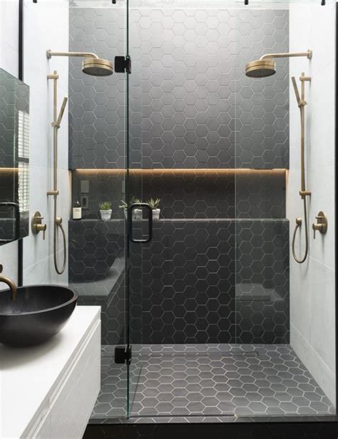 60 Stylish Hexagon Tiles Ideas For Bathrooms Digsdigs