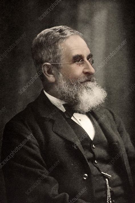 sir john evans circa  tinted stock image  science