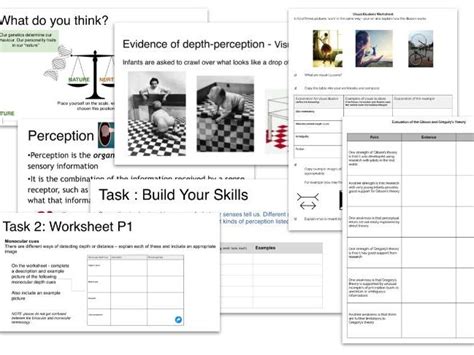 Aqa Gcse Psychology Perception Unit 12 Teaching Resources