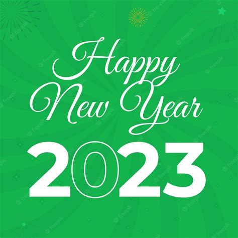 Premium Vector Happy New Year 2023 Poster