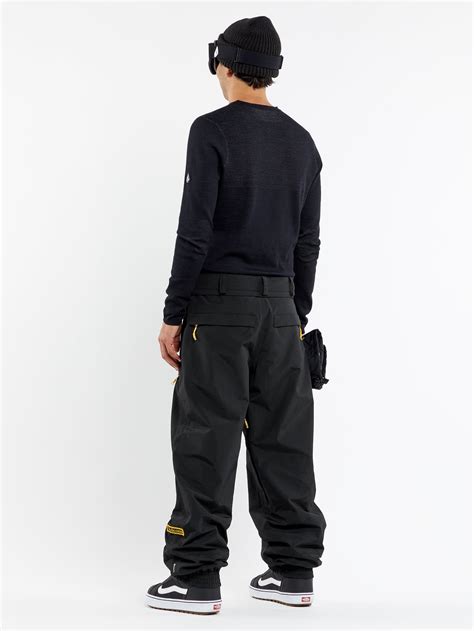 Mens Longo Gore Tex Pants Black Volcom Japan