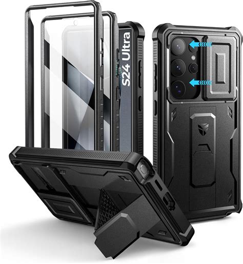 Dexnor For Samsung Galaxy S24 Ultra Case With Built In Slide Camera