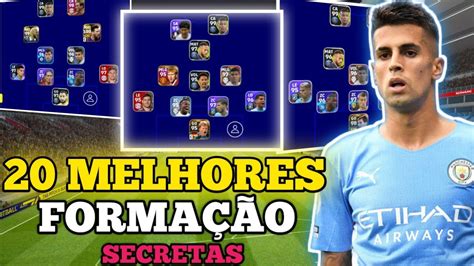 20 MELHORES FORMAÇÕES SECRETAS DO EFOOTBALL 2023 MOBILE YouTube