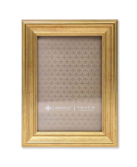 Lawrence Frames Sutter Burnished Gold Picture Frame 4 X 6 Macys