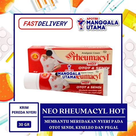 Jual Neo Rheumacyl Hot Cream Gr Tube Shopee Indonesia