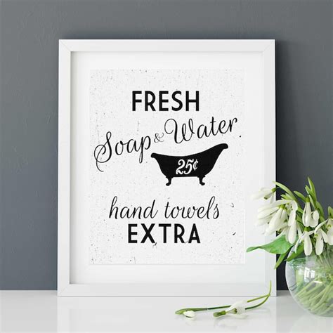 Powder Room Art Etsy