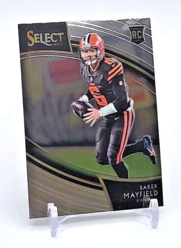 Baker Mayfield Rookie Card Field Level 2018 Panini Select 204 Browns