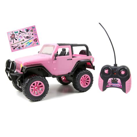 The Pink Rc Jeep Wrangler Hammacher Schlemmer