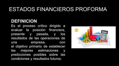 ESTADOS FINANCIEROS DE RESULTADOS PROFORMA Pptx