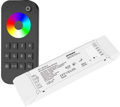 Sterownik LED Z Zasilaczem 12V 150W Skydance RGB RGB W 4 Strefowy