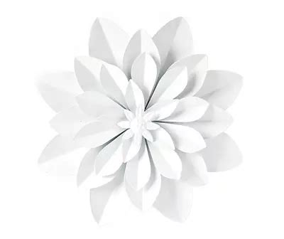 White Metal Flower Wall Decor | Big Lots