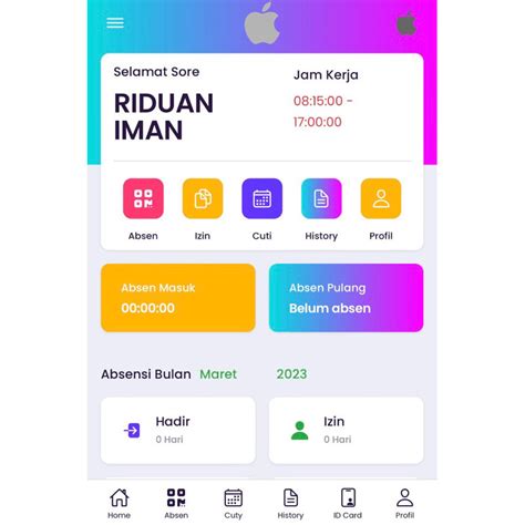 Jual Aplikasi Absensi Karyawan Atau Siswa Menggunakan QR Code Dengan