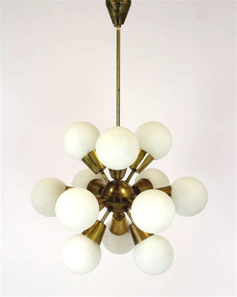 Mid Century Sputnik Chandelier from Kamenický Šenov 1970s 254976