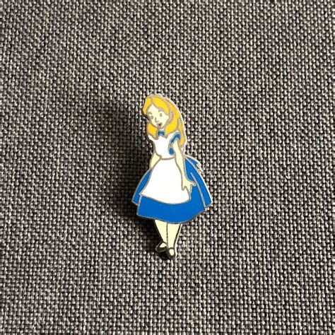 Rare Disney Alice In Wonderland Enamel Pin Badge Etsy Enamel Pin