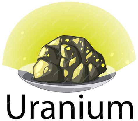 Premium Vector Isolated Uranium Cartoon Illustration A Playful Element