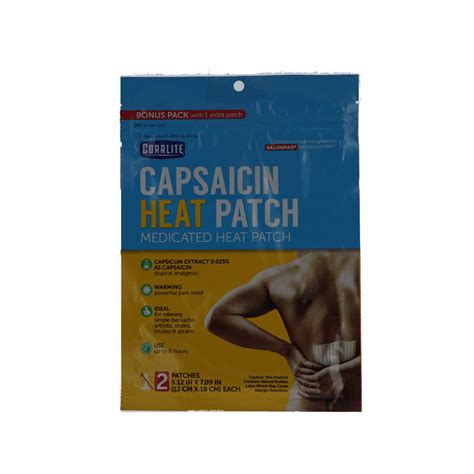 Capsaicin Heat Patch 2pk The Club Price