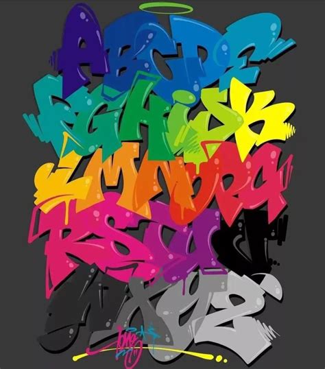 GRAFFITI ALPHABET WILD in 2022 | Graffiti lettering, Graffiti wildstyle ...