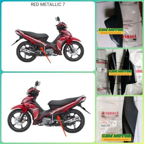 Jual Cover Tutup Box Aki Jupiter Z Kanan Kiri Original Yamaha Shopee