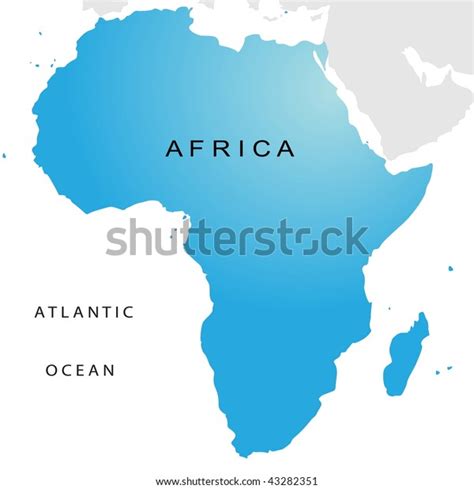 Political Map Africa Stock Vector (Royalty Free) 43282351 | Shutterstock