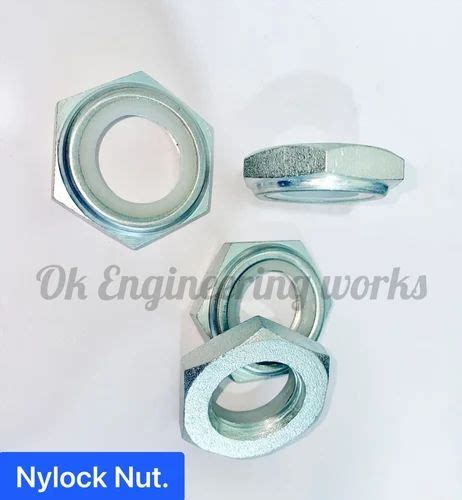 Mild Steel Hex Nylock Nut Nominal Nut Diameter M Mm At Rs